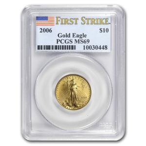 2006 1/4 oz American Gold Eagle Coin MS-69