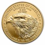1/2 oz American Gold Eagle Coin - Random Year