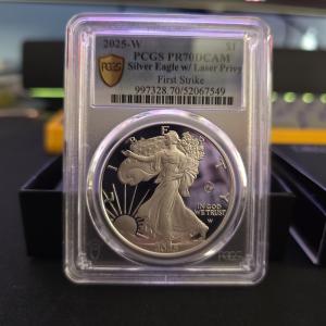 2025-W Proof American Silver Eagle Coin PR70DCAM