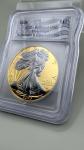 2025-W ICG Silver Eagle Ruthenium & Gold Coin