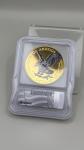 2025-W ICG Silver Eagle Ruthenium & Gold Coin