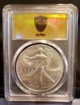 2025 Silver Eagle MS70 Gold Rush Label