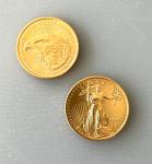 2 Gold 2025 1/4 oz American Eagle Coins