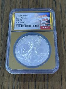 2025 Gold Eagle Coin - NGC MS70 - Limited Edition
