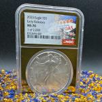 2025 Silver Eagle Coin NGC MS70 Gold Foil