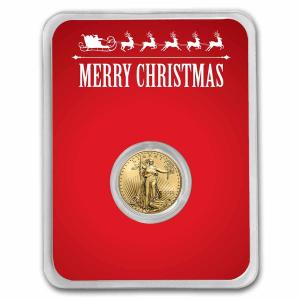 2025 1/10 oz American Gold Eagle Coin with Card