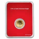 2025 1/10 oz American Gold Eagle Coin with Card