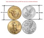 2025 Gold Eagle 1/10 oz & Silver Eagle 1 oz
