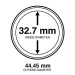 10 Coin Holder Capsules for 1oz Gold Eagles