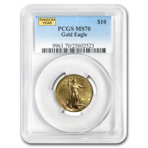 1/4 oz American Gold Eagle Coin - MS-70