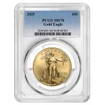 2025 $50 American Gold Eagle Coin MS70