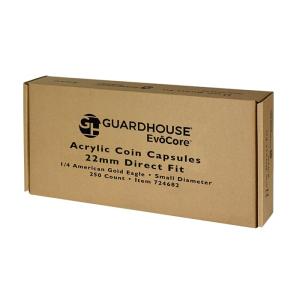 Guardhouse Coin Capsule for American Gold Eagles, 250 Pack