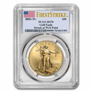 2025 1 oz American Gold Eagle MS-70 Coin