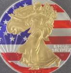2025 American Flag Eagle 1 oz Silver Coin