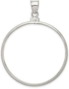 Silver Coin Bezel for 1 Oz Gold Coins