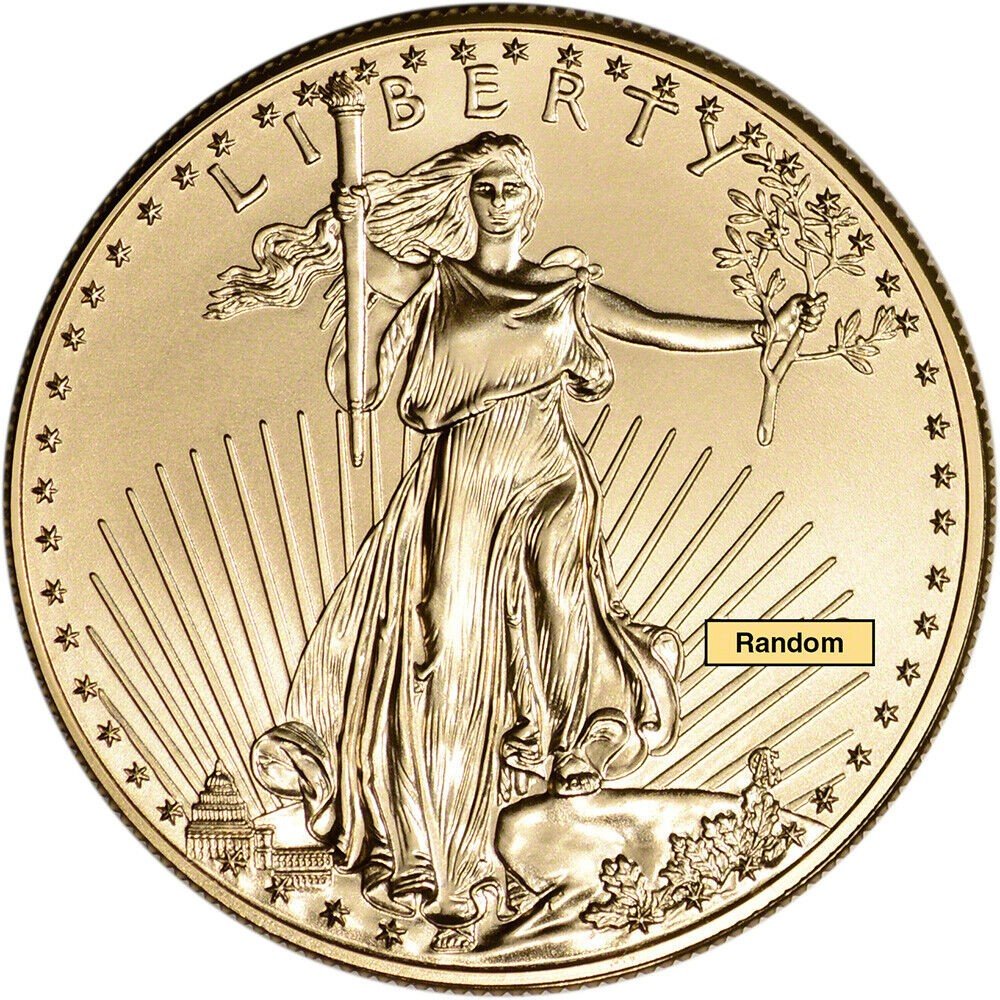 1 oz American Gold Eagle Coin - Random Date