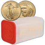 2025 American Gold Eagle 1 oz $50 Roll of 20