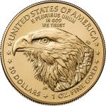 2025 American Gold Eagle 1 oz $50 Roll of 20