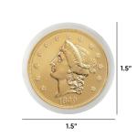 1849 P Liberty $20 Double Eagle Gold Coin