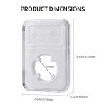 10-Pack Clear Coin Slab Holders for Eagles