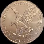 2025 Trump Signature Series $1 Silver Eagle MS 70