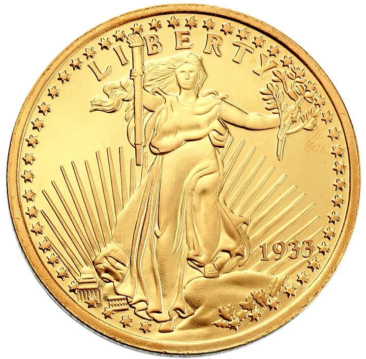 1933 P $20 Gold Double Eagle Coin