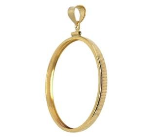 14k Gold Filled Bezel for 1 Oz Coins