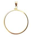 14k Gold Filled Bezel for 1 Oz Coins