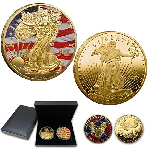 Statue of Liberty Gold Eagle Coin Collection 2 Pack