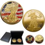 Statue of Liberty Gold Eagle Coin Collection 2 Pack