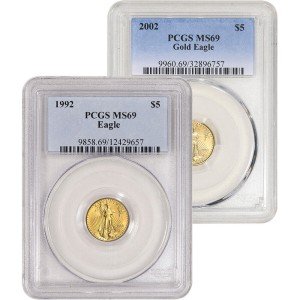 American Gold Eagle 1/10 oz Coin - MS69