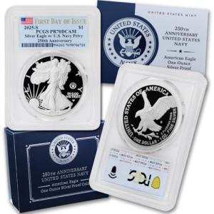 2025 1 oz U.S. Navy Proof Gold Eagle Coin