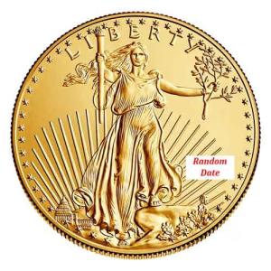 American Gold Eagle Coin - 1/4 oz Random Date