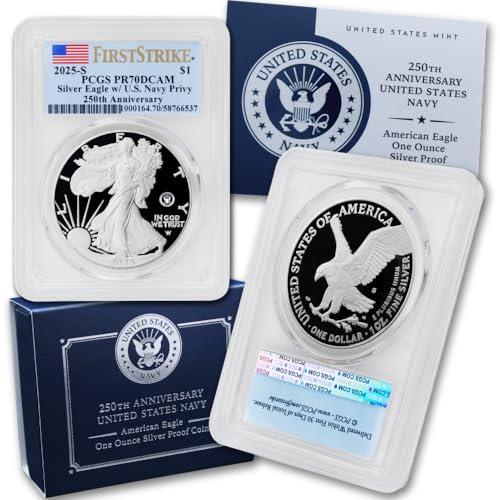 2025 1 oz American Silver Eagle Navy Proof Coin