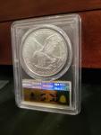2025 $1 Silver Eagle Gold Label, MS 70