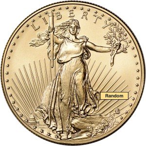 1 oz American Gold Eagle Coin - Random Date