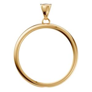 18K Gold Pendant for 1 Oz Eagle Coin
