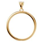 18K Gold Pendant for 1 Oz Eagle Coin