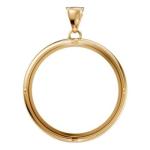 18K Gold Pendant for 1 Oz Eagle Coin