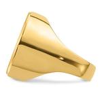 Men’s 14K Yellow Gold Coin Ring Mounting