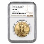 2025 1 oz American Gold Eagle Coin MS-70