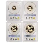2020 W Set of 4 American Gold Eagles PR70