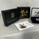 2025 W American Gold Eagle Proof 1/4 oz Box