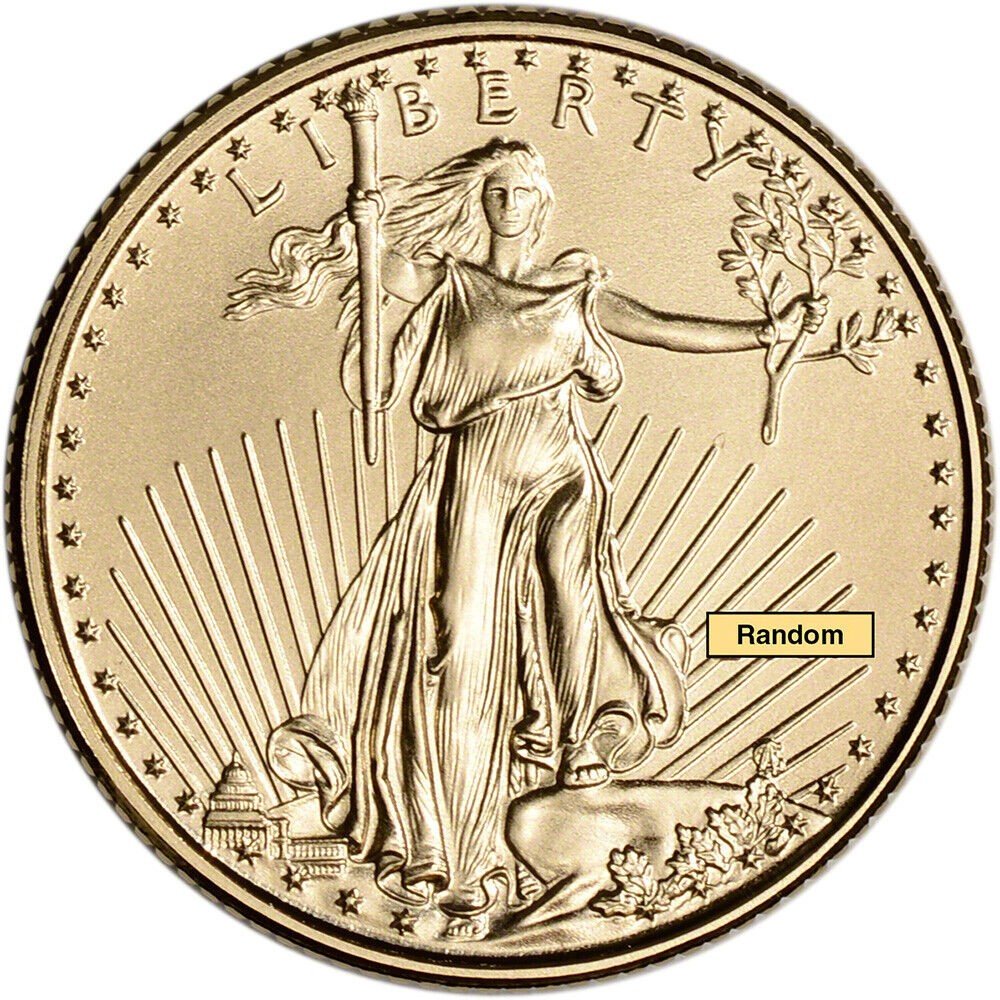 American Gold Eagle Coin 1/10 oz - Random Year
