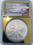 2025 American Silver Eagle MS70 Vegas Gold Edition