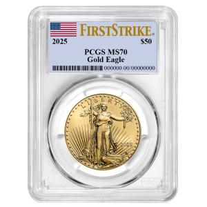 2025 $50 American Gold Eagle 1 oz Coin