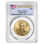 2025 $50 American Gold Eagle 1 oz Coin