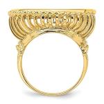 Gold Coin Ring Mounting for American Eagle Coins