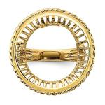 Gold Coin Ring Mounting for American Eagle Coins