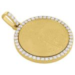 American Eagle Gold Coin Pendant with Diamonds